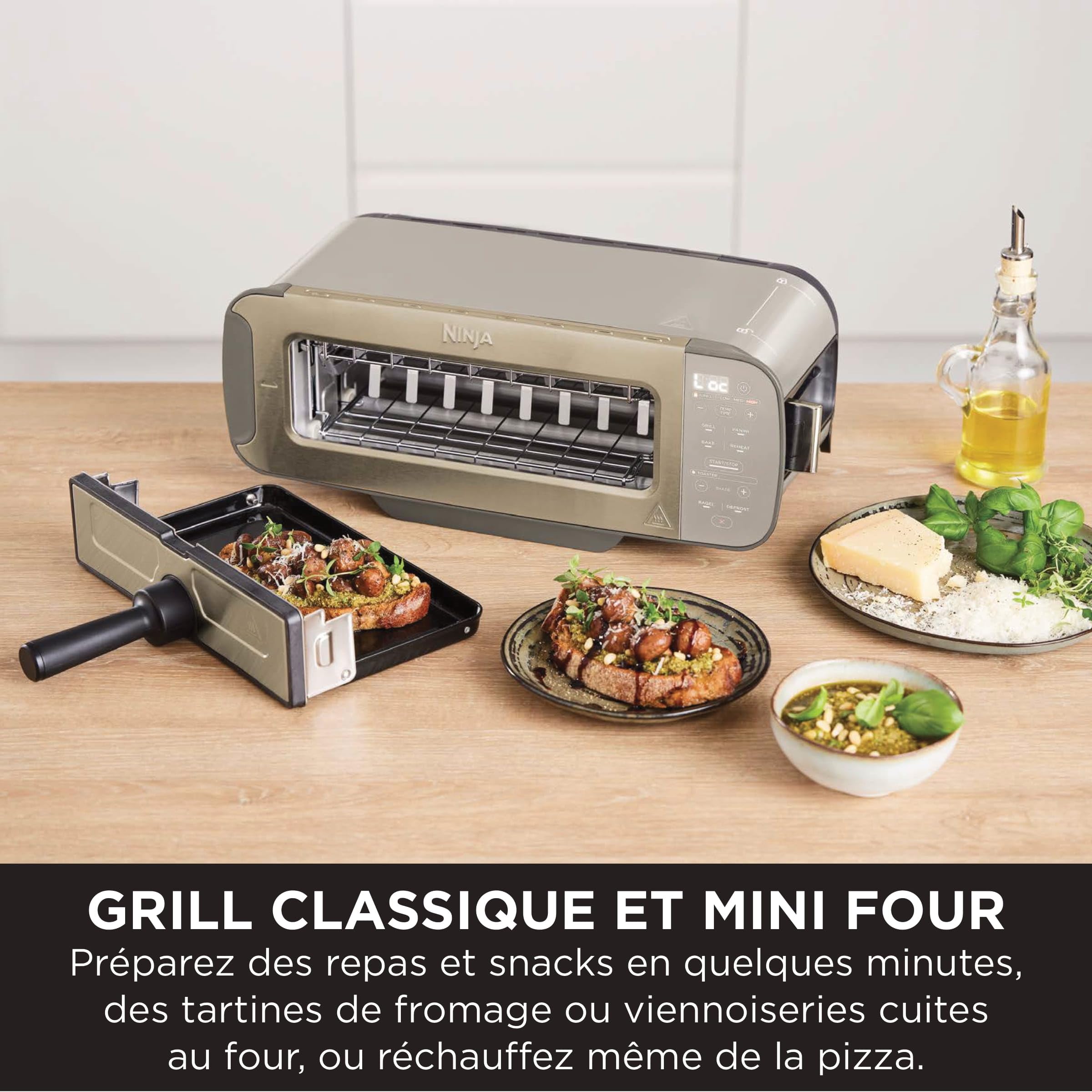 Ninja Foodi ST202EUSTGD 3-in-1 Toaster, Grill and Panini Press, 7